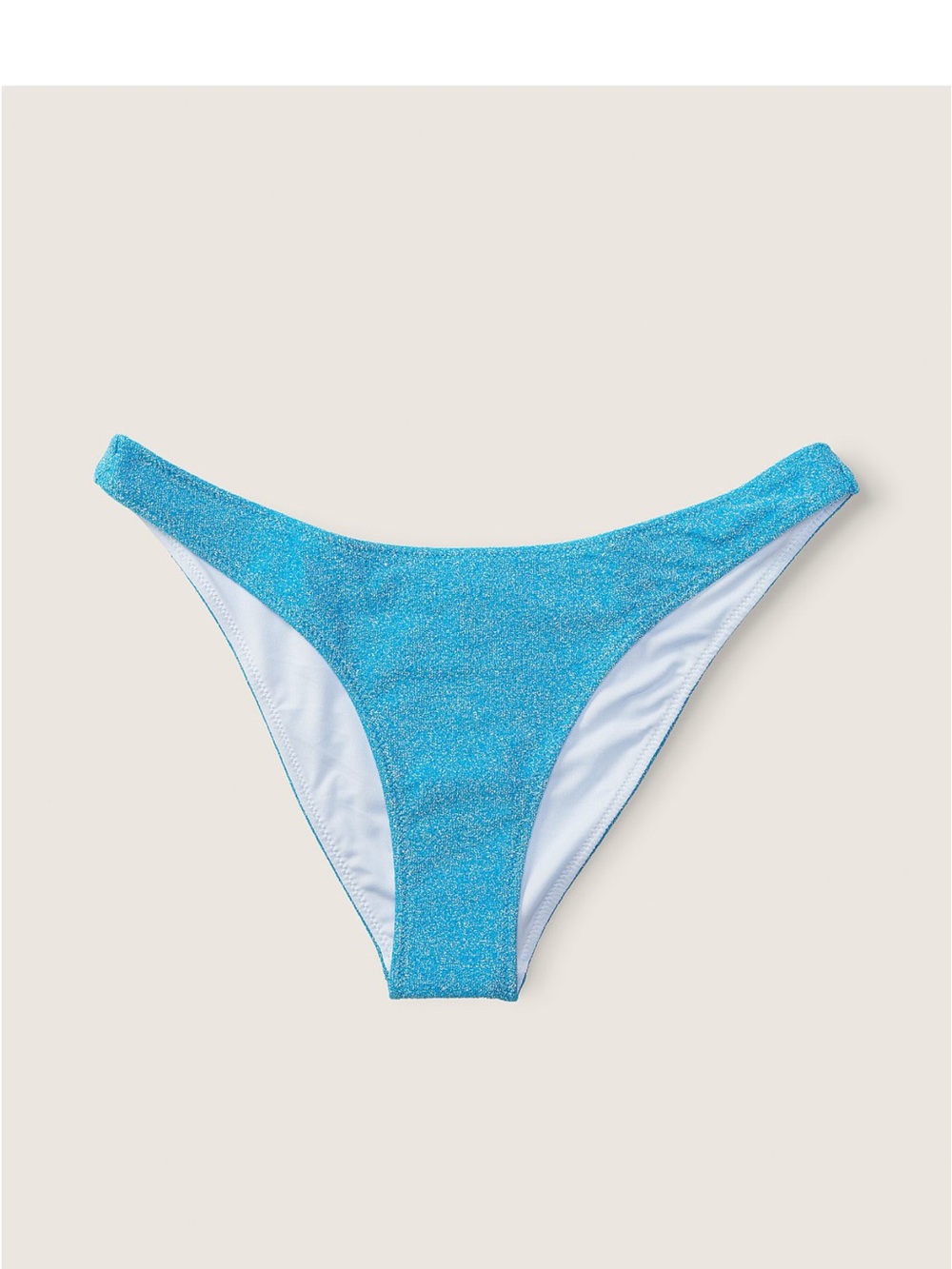 🌧️☀️Victoria's Secret Shimmery Teal Bikini Bottom - Blue